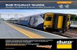 Rail Product Guide - Dura Composites · Material Availability & Same Day Despatch *Same Day Despatch available on core in-stock items that do not require cutting or fabrication. To