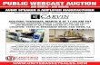 AUCTION: THURSDAY, MARCH 8 AT 11:00 AM PST ......8MM-44MM TAPE FEEDERS, 2014 AOI SYSTEMS SCAN SPECTION SYSTEM, MANNCORP SMT LOADER, 5 ZONE SMT OVEN, LAZY SUSAN PCB RECEIVER, WAVE …