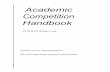 18.19 Academic Competition Handbook 2€¦ · competition staff will be final. MISSION STATEMENT It is the mission of Chester County Academic Competition to promote lifelong learning,