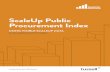 ScaleUp Public Procurement Index...2.0% 42,235 Number of contracts won by Visible Scaleups as a proportion of total number of contracts awarded 397 1.6% 24,571 Number of Scaleups as