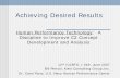 Achieving Desired Results - dodccrp.org · Achieving Desired Results Human Performance Technology: A Discipline to Improve C2 Concept Development and Analysis 12th ICCRTS, I-049,