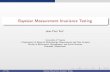 Bayesian Measurement Invariance Testing€¦ · Outline Overview 1 Bayesian Measurement Invariance Testing 2 Conditional Modelling/Testing Approach Random Item Parameters 3 Marginal