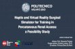 Haptic and Virtual Reality Surgical Simulator for Training ...nearlab.polimi.it/wp-content/uploads/2016/02/... · Haptic and Virtual Reality Surgical Simulator for Training in Percutaneous