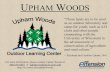 Division of Extension – University of Wisconsin-Madison · UPHAM WOODS — BY THE NUMBERS the year Upham Woods was founded 1941 310 wooded acres, including 210-acre Blackhawk Island