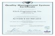 Kitch Engineering, Inc. · Kitch Engineering, Inc. 12320 Montague St., Pacoima, CA 91331, USA . Quality IAPM Management Certificate This certifies that the quality system of System