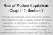 individual economic freedom, and was developed enterprise ...cmissbursleyteach.weebly.com/.../us_history_1.2.pdf · Rise of Modern Capitalism: Chapter 1, Section 2 Humans have created