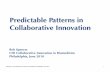 Rob Spencer, CHI Collaborative Innovation in Biomedicine ...scaledinnovation.com/innovation/conferences/2010-06-chi.pdf · Bonafides and Context Rob Spencer, CHI Collaborative Innovation