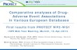 Comparative analyses of Drug- Adverse Event Associations ... · Netherlands, and partly funded by TI Pharma Mondriaan grant T6.101 . 2 . Acknowledgements • The research leading