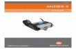 andes3 ops 7A300028 RevA - Gamma Solutions · The ANDES 3 portable printer is a full featured portable receipt printer designed for varied job environments including field service,