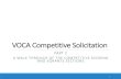 VOCA Competitive Solicitation · VOCA Funding Allocation (continued) 18 3.3. OTHER FEDERAL ALLOCATION AMOUNT (NON- VOCA): Answer 3.3: Includes the total federal amount (less VOCA)