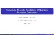 Complexity-Theoretic Foundations of Quantum Supremacy ... lijieche/CCC_2017_ ¢  Scott Aaronson, Lijie