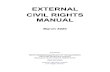 EXTERNAL CIVIL RIGHTS MANUALA. TITLE VI OF THE CIVIL RIGHTS ACT OF 1964 Title VI of the Civil Rights Act of 1964 prohibits discrimination in Federal and Federally-assisted projects,