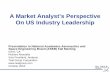 A Market Analyst’s Perspective On US Industry Leadershipsites.nationalacademies.org/cs/groups/depssite/... · Trade wars, tariffs, retaliatory tariffs, Brexit, general chaos, and