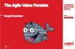 The Agile Value Paradox - IWSM Mensura · Operating Model lean start-up agile safe / lean / devops lean / oper.excell. Market VALUE product leader ... Disc laimer 2018 METRI. All