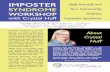 imposter syndrome workshop UofC Thursday · 2019. 10. 6. · IMPOSTER SYNDROME WORKSHOP with Crystal Huff About Crystal Huff Crystal Huff (pronouns: they/them) is the Executive Director