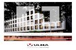 Facade cladding systems ULMA Architectural Solutions · 1: Polymer concrete ventilated facade panel by ULMA 2: Vertical T-rail ( sub-frame) 3: Thermal Insulation 4: Support angle