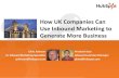How UK Companies Can Use Inbound Marketing to Generate ... · Join The Conversation: Social Media Social Media • Finds conversations from across the Social media sphere that are