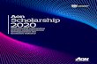 Aon Scholarship 2020 - ANZIIF/media/files/pdfs/scholarships... · Aon Scholarship Now in its sixteenth year, the Aon Scholarship was established by Aon and the Australian and New
