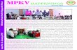 HAPPENINGS - mpkv.ac.inmpkv.ac.in/Uploads/Comunication/MPKV Happenings Jan 2018_23_0… · Devendra Fadnavis. Prof. Shri. Ram Shinde, Hon'ble Minister of Water Conservation and Protocol,