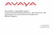Guida rapida per l’amministrazione di base di Avaya ...Guida rapida per l’amministrazione di base di Avaya Communication Manager 03-300363IT Edizione 3 Febbraio 2007 Versione 4.0