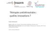 Thérapies antirétrovirales : quelles innovations...% DTG + RPV (n=513) CAR (n=511) 95 95