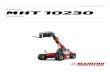Technical sheet MHT 10230 - Scantruck€¦ · This brochure describes versions and configuration options for Manitou products which may be fitted with different equipment. The equipment
