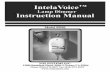 IntelaVoice Lamp Dimmer Instruction Manual · standard dimmer mode of operation, the unit will occasionally false into the first command gate as noticed by the (Red) indicator light