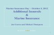 Additional Insureds & Marine Insurance...insurer can clearly link additional insured protection to a particular project or risk or status. •Certificates of Insurance Certificates