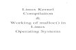 Linux Kernel Compilation Working of malloc() in Linux ...orion.towson.edu/~karne/teaching/projos/malloctrace.pdf · The aim of this project is to understand the compilation process