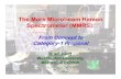 Mars Microbeam Raman Spectrometer The Mars Microbeam …Mars Microbeam Raman Spectrometer Alteration – phyllosilicate clays Raman shift (cm-1) 200 400 600 800 1000 1200 1400 3200