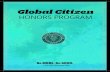 Global Citizen HONORS PROGRAM Global tizen - Olivet College · The GCHP at Olivet College is designed for the student ... supervision of a professor of the student’s choosing. Program
