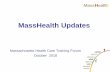 MassHealth Updates...– The deadline for submission of the requested verifications will be provided on the notice. The individual has 90 days from receipt of the RFI notice for immigration