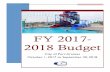 FY 2017- 2018 Budget - Home - City of Port Aransas · 2019. 11. 19. · FY 2017-2018 Budget City of Port Aransas October 1, 2017 to September 30, 2018