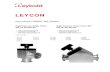 LEYCON - Leybold Online Shop · • The high vacuum angle valve BAV as well as the high vacuum inline valve BIV acts as venting and shut-off device within a vacuum system. • The