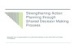 Strengthening Action Planning through Shared Decision ...€¦ · Strengthening Action Planning through Shared Decision MakingShared Decision Making Process Adapted from a presentation