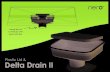 Plastic Lid & Delta Drain II...NEROTM Delta Drain II features increased inner falls and a centred pipe outlet for improved water flow. Uses include shower bases, linear water grate