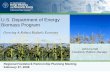 U.S. Department of Energy Biomass Program Regional Feedstock...This PowerPoint template for EERE's Biomass Program provides an introduction-style slide background and a follow-on slide