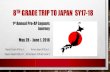 8th Grade To Japan 201-2018 - PreAP Jaguars UMS · 8TH GRADE TRIP TO JAPAN SY17-18 1st Annual Pre-AP Jaguars Journey May 28 - June 1, 2018 Depart Guam 6:50 a.m. Arrive Japan 9:35