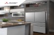 Refrigeration - Winning Appliances€¦ · Unique LED Touch Screen panels and luxury glass door finish to compliment any modern kitchen. 10 Year Compressor Warranty Mitsubishi Electric