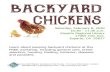 Flyer Esparto Backyard Chickens 2-8-20 · BACKYARD HIChENS Saturday/ February 81 2020 Esparto 95627 Learn about keeping backyard chickens at this FREE workshop, including general