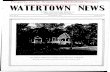 Property of the Watertown Historical Society WATERTOWN ...€¦ · Five Building Lots in Oakville. Three Building Lots in Watertown. Two Houses in Watertown. M. B. BRAHBN, Watertown
