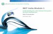BET India Module 1docs.wbcsd.org/2017/02/bet/materials/WBCSD_BET... · Drivers: “factors–natural or man-made–that cause changes in an ecosystem and its ability to supply ecosystem