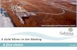 Goose Gold Project, Back River, Nunavut, Canada · May 2016 Goose Gold Project, Back River, Nunavut, Canada A first choice . ... information is made of the date of this presentation.