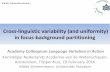 Cross-linguistic variability ( and uniformity) in focus ...zimmermann/papers/MZ2016-bac… · Modelling focus-background partition in grammar ⇒ Focus alignment results in focus-background