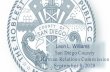 Leon L. Williams - San Diego County, California · Leon L. Williams San Diego County Hum an Relations Com m ission September 8, 2020