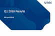 Q1 2016 Results - NatWest Group/media/Files/R/RBS...Q1 2016 Financial results highlights Adjusted return on equity across our core PBB, CPB and CIB franchises of 10.9% in Q1 2016 Operating