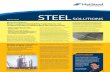 STEEL20Custome… · art facilities for manufacturing of prefabricated reinforcement construction steel solutions. As a partner in nation building, NatSteel has supplied reinforcement