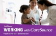 IN-P-0002b Indiana 2017 Health Partner Orientation · orientation training for all of CareSource’s Indiana health partners, including ... broker to select a PMP and MCE on the same