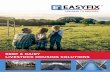BEEF & DAIRY LIVESTOCK HOUSING SOLUTIONS · Rubber System. Launched in 1996, EASYFIX Slat Rubber is still our No.1 selling product and is sold to beef, dairy and veal farmers in 40