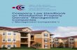 Company Law Handbook on Residential Property Owners’ Management Companies · 2019. 7. 31. · the governance of residential property owners’ management companies – which, in